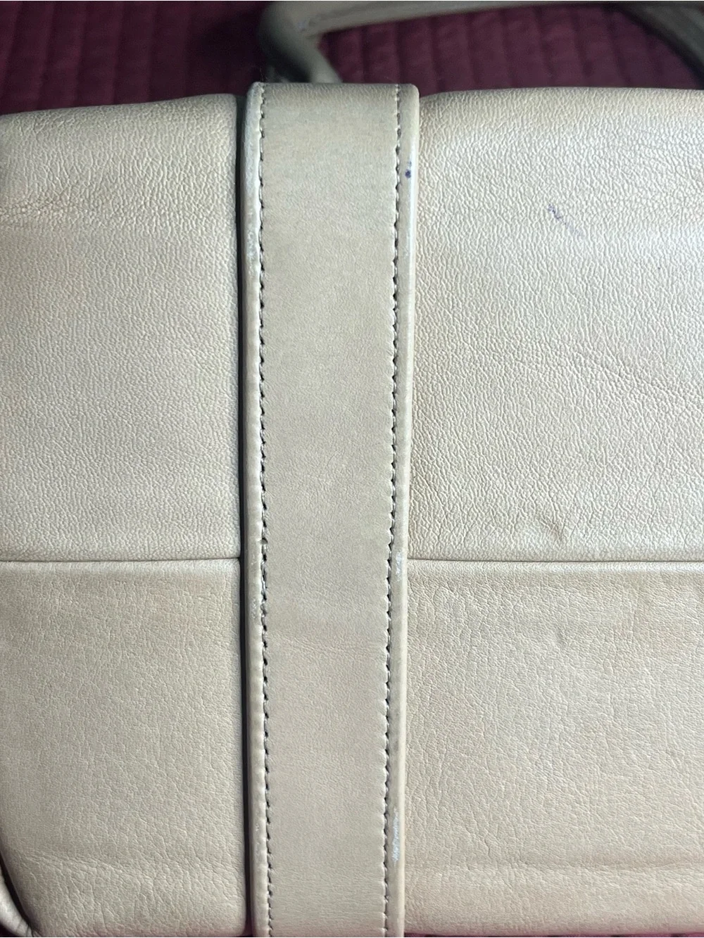 Vintage Coach Hudson Bag 9905 Leather Satchel Doctor Bag Made in USA Putty